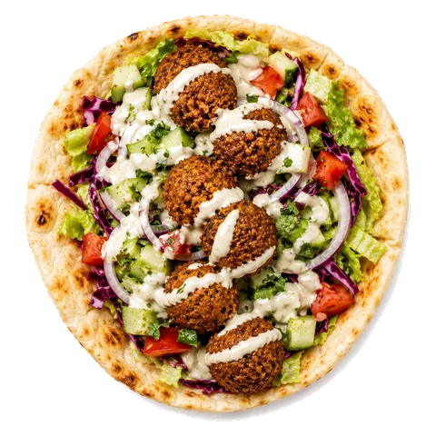 Falafel im Fladenbrot